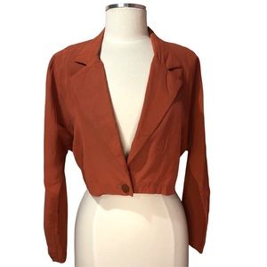 VINTAGE cropped blazer